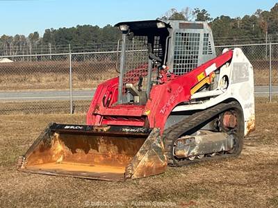 2014 Takeuchi TL8 Skid Steer Track Loader Crawler Aux Hyd Bucket Kubota bidadoo