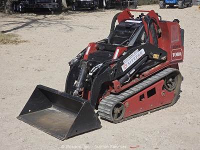 2022 Toro DINGO TX1000 Mini Skid Steer Wide Track Loader Ride-On Diesel bidadoo