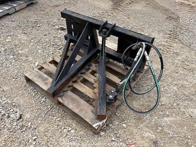 Hydraulic Skid Steer Tree Grabber Grapple Attachment bidadoo
