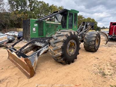 2013 John Deere 848H Grapple Skidder Forestry Logging Equipment bidadoo