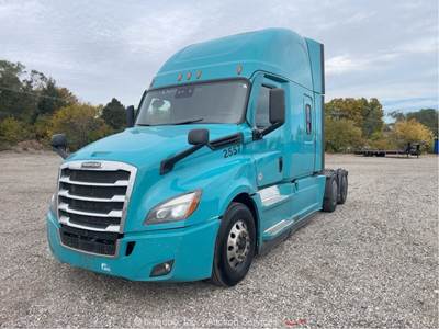 2021 Freightliner Cascadia T/A Sleeper Truck Tractor Detroit DD15 A/T bidadoo