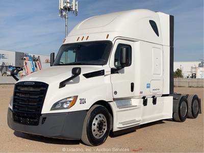2020 Freightliner Cascadia T/A Sleeper Truck Tractor Detroit DD15 A/T bidadoo