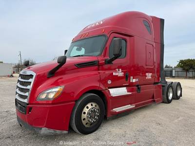2020 Freightliner Cascadia T/A Sleeper Truck Tractor Detroit DD15 A/T bidadoo