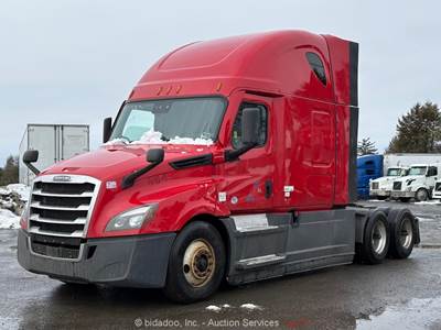 2021 Freightliner Cascadia T/A Sleeper Truck Tractor Detroit DD15 M/T bidadoo