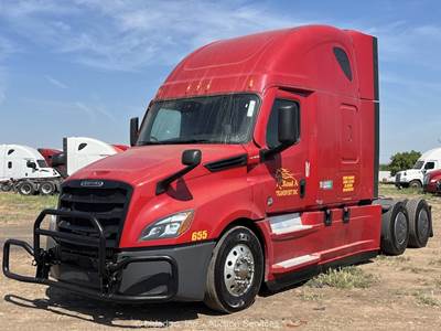 2021 Freightliner Cascadia T/A Sleeper Truck Tractor Detroit DD15 A/T bidadoo