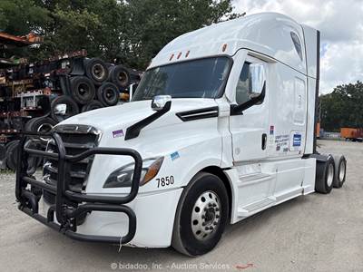 2022 Freightliner Cascadia T/A HR Sleeper Semi Truck Tractor Detroit A/T bidadoo