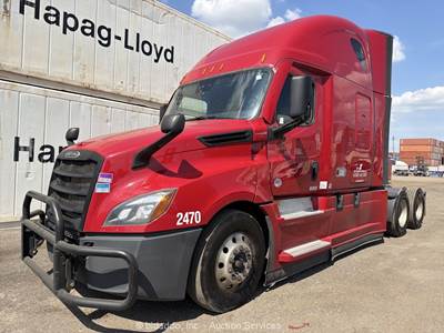 2022 Freightliner Cascadia T/A HR Sleeper Semi Truck Tractor Detroit A/T bidadoo