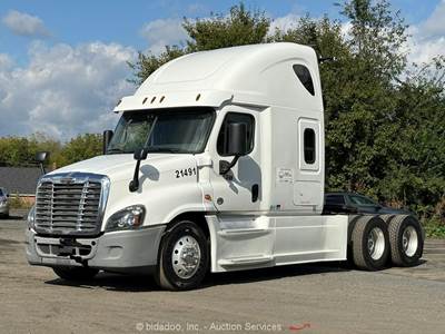2019 Freightliner Cascadia T/A Sleeper Truck Tractor Detroit DD15 Auto bidadoo