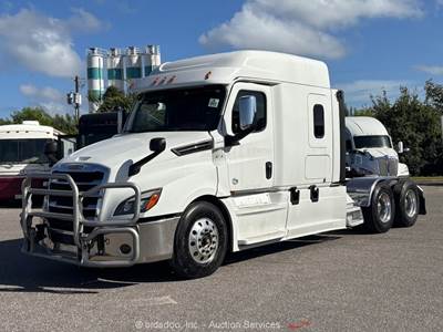 2020 Freightliner Cascadia T/A Sleeper Truck Tractor Detroit DD15 A/T bidadoo