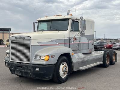 Freightliner FLD-120 T/A Sleeper Semi Truck Tractor Manual Detroit PTO bidadoo
