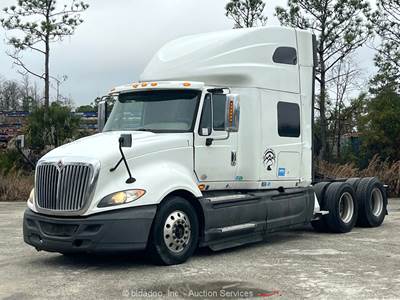 2016 International LF687 T/A High-Roof Sleeper Truck Tractor Cummins bidadoo