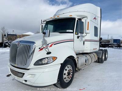 2014 International ProStar T/A Semi Truck Sleeper Cab Tractor MT Cummins bidadoo