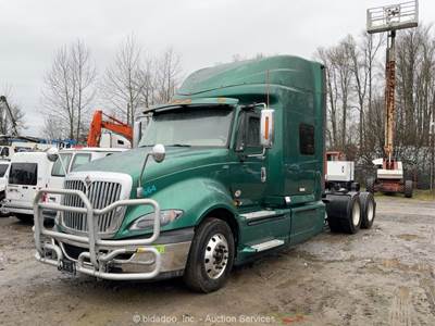 2012 International ProStar+ T/A High Roof Sleeper Cab Truck Tractor M/T bidadoo