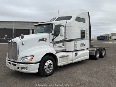 2017 Kenworth T660 T/A Sleeper Truck Tractor Cummins ISX15 450ST M/T bidadoo
