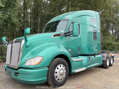 2021 Kenworth T680 T/A High Roof Sleeper Semi Truck Tractor A/T Cummins bidadoo
