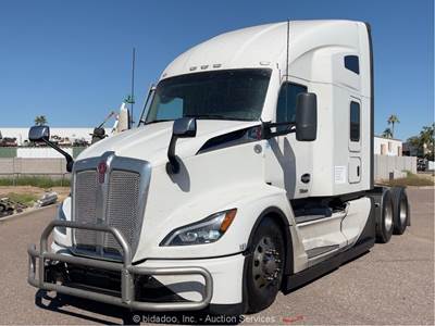 2023 Kenworth T680 T/A Semi Truck Tractor A/T High Roof Sleeper Paccar bidadoo