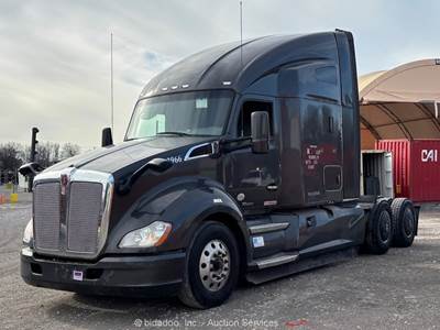 2019 Kenworth T680 T/A High-Roof Sleeper Semi Truck Tractor APU bidadoo -Repair