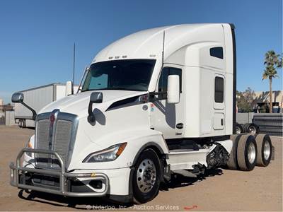 2023 Kenworth T680 T/A High Roof Sleeper Truck Tractor Paccar MX-13 A/T bidadoo