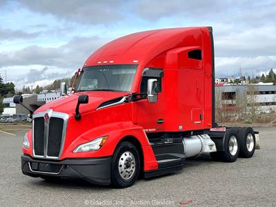 2023 Kenworth T680 T/A Semi Truck 5th Wheel Tractor Sleeper Cab MX-13 AT bidadoo
