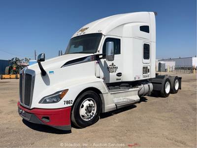 2023 Kenworth T680 T/A High Roof Sleeper Truck Tractor Paccar MX-13 A/T bidadoo