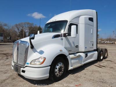 2018 Kenworth T680 T/A High Rise Sleeper Truck Tractor Cummins X15 M/T bidadoo