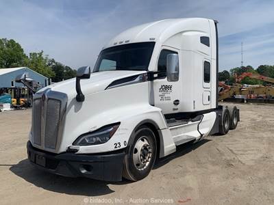 2023 Kenworth T680 T/A High Roof Sleeper Truck Tractor Paccar MX13 A/T bidadoo