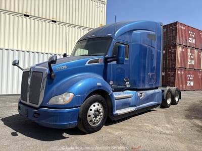 2019 Kenworth T680 T/A High Roof Sleeper Truck Tractor Cummins X15 A/T bidadoo