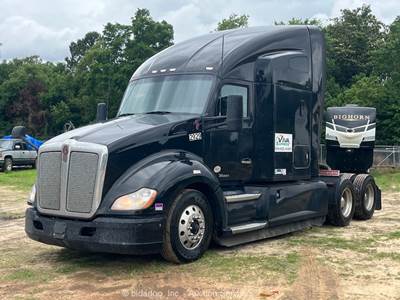 2021 Kenworth T680 T/A Sleeper Truck Tractor Cummins X15 450ST APU A/T bidadoo