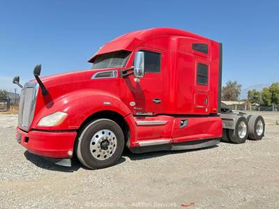 2019 Kenworth T680 T/A High Roof Sleeper Truck Tractor Paccar  A/T bidadoo