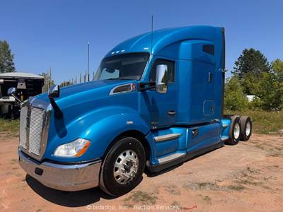 2021 Kenworth T680 T/A High Roof Sleeper Truck Tractor Paccar MX-13 A/T bidadoo
