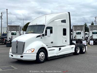 2018 Kenworth T680 T/A High Roof Semi Sleeper Truck Tractor Paccar A/T bidadoo
