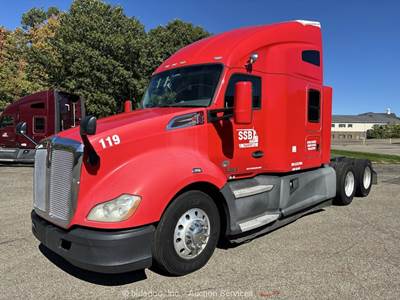2019 Kenworth T680 T/A High Roof Sleeper Truck Tractor Cummins X15 A/T bidadoo