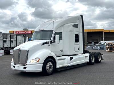 2018 Kenworth T680 T/A High Roof Semi Sleeper Truck Tractor Paccar M/T bidadoo
