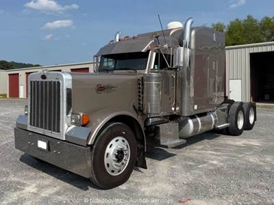 Peterbilt 379 T/A Sleeper Semi Truck Tractor CAT 3406 18 Spd M/T bidadoo