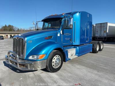 2013 Peterbilt 389 T/A Sleeper Semi Truck Tractor Detroit Diesel 60 APU bidadoo