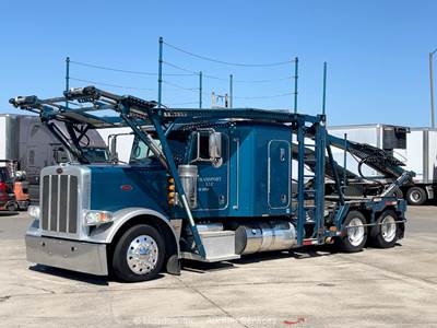 2016 Peterbilt 389 T/A Sleeper Semi Truck Tractor Car Auto Hauler -Parts/Repair