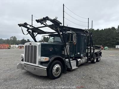 2017 Peterbilt 389 T/A Car Hauler Sleeper Truck Tractor Cummins M/T bidadoo