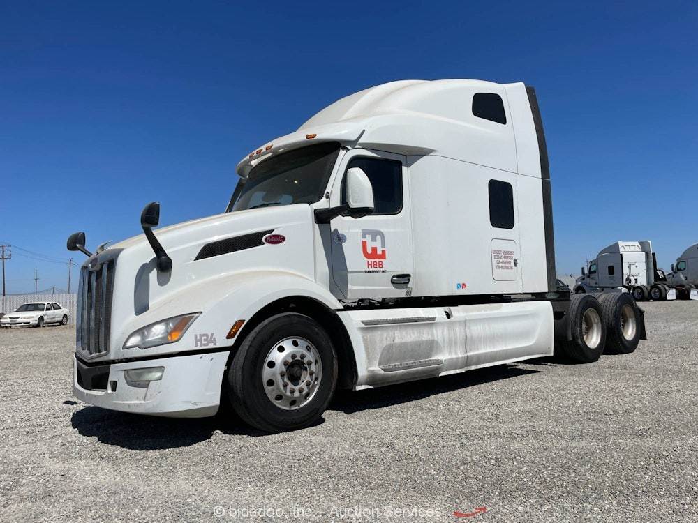 Peter Build High Rider 2022 Peterbilt 579 T/A High Roof Sleeper Truck Tractor Cummins X15 A/T ...