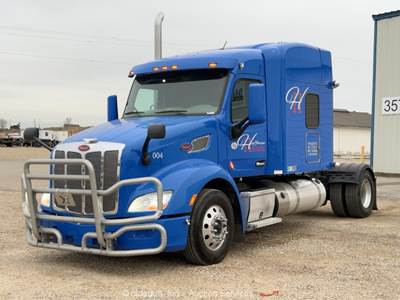 2018 Peterbilt 579 S/A Sleeper Truck Tractor Cummins X15 450SA APU A/T bidadoo