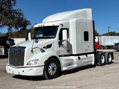 2019 Peterbilt 579 T/A Sleeper Semi Truck Tractor MX-13 Diesel A/T A/C bidadoo