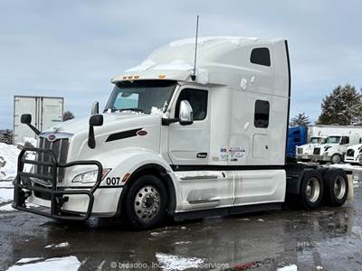 2023 Peterbilt 579 T/A High Roof Sleeper Truck Tractor Paccar MX-13 A/T bidadoo