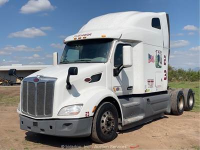 2021 Peterbilt 579 T/A Sleeper High Roof Semi Truck Tractor Paccar MX13 bidadoo