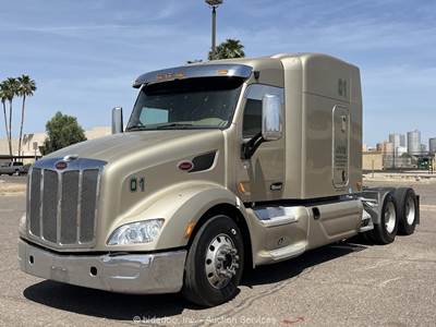 2015 Peterbilt 579 T/A High Roof Sleeper Truck Tractor Cummins X15 M/T bidadoo