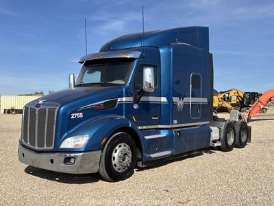 2021 Peterbilt 579 T/A High Roof Sleeper Truck Tractor Paccar MX-13 M/T bidadoo