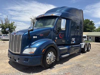 2019 Peterbilt 579 T/A High Roof Sleeper Truck Tractor Paccar MX-13 A/T bidadoo