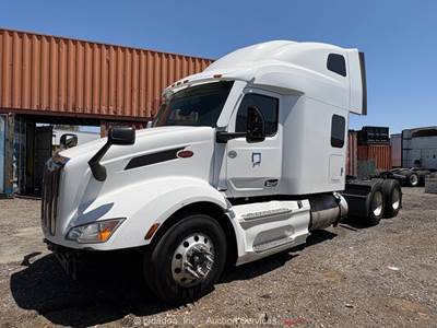 2022 Peterbilt 579 T/A Semi Sleeper Truck Tractor X15 Cummins bidadoo -Repair