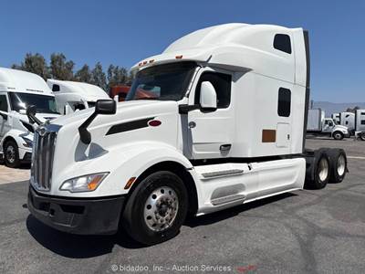 2022 Peterbilt 579 T/A Semi Sleeper Truck Tractor Cummins X15 bidadoo -Repair