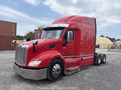 2021 Peterbilt 579 T/A High Roof Sleeper Truck Tractor Paccar MX-13 A/T bidadoo
