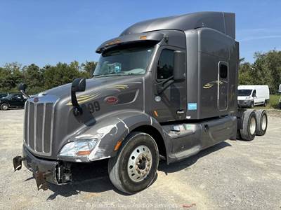2019 Peterbilt 579 T/A Sleeper Semi Truck Tractor APU Paccar MX-13 A/T bidadoo