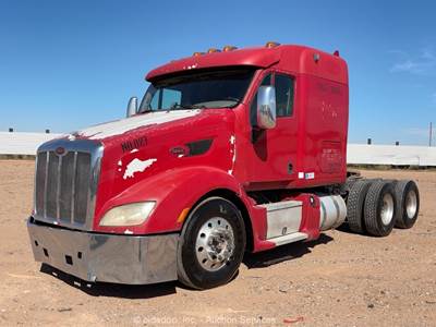 2012 Peterbilt 587 T/A Sleeper Truck Tractor Cummins ISX15 400 HP Eaton bidadoo